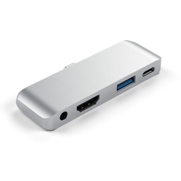 4 in 1 Type-C / USB-C to HDMI + AUX + USB + PD Type-C / USB-C HUB Adapter Multifunction HD Dock - free shipping - PMC Jewellery - Order now!