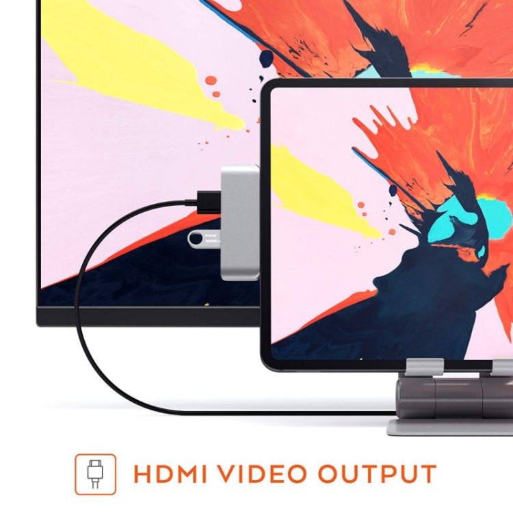 4 in 1 Type-C / USB-C to HDMI + AUX + USB + PD Type-C / USB-C HUB Adapter Multifunction HD Dock - free shipping - PMC Jewellery - Order now!
