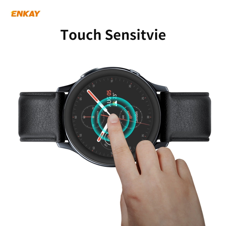 For Samsung Galaxy Active 2 44mm 2 PCS ENKAY Hat-Prince 3D Full Screen Soft PC Edge + PMMA HD Screen Protector Film - Screen Protector by ENKAY | Online Shopping South Africa | PMC Jewellery | Buy Now Pay Later Mobicred