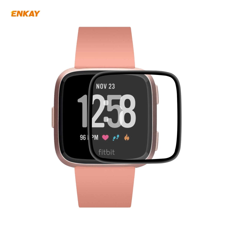 1 PCS For Fitbit Versa 3 / Fitbit Sense ENKAY Hat-Prince 3D Full Screen Soft PC Edge + PMMA HD Screen Protector Film - Screen Protector by ENKAY | Online Shopping South Africa | PMC Jewellery | Buy Now Pay Later Mobicred