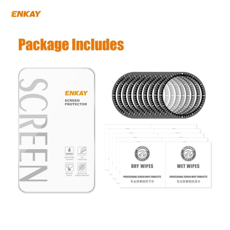 10 PCS For Amazfit GTR 2 ENKAY Hat-Prince 3D Full Screen Soft PC Edge + PMMA HD Screen Protector Film - Screen Protector by ENKAY | Online Shopping South Africa | PMC Jewellery | Buy Now Pay Later Mobicred