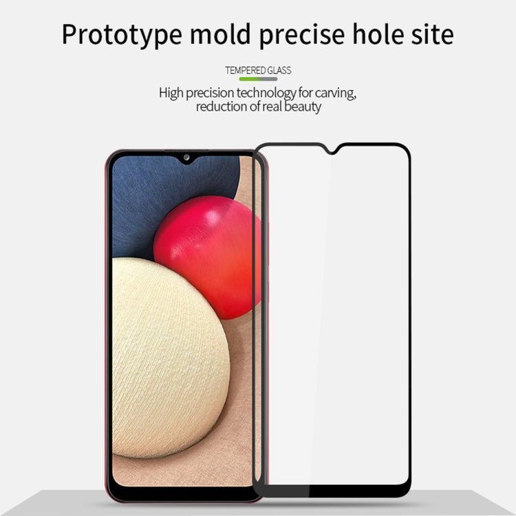 For Samsung Galaxy A02s PINWUYO 9H 2.5D Full Screen Tempered Glass Film(Black)