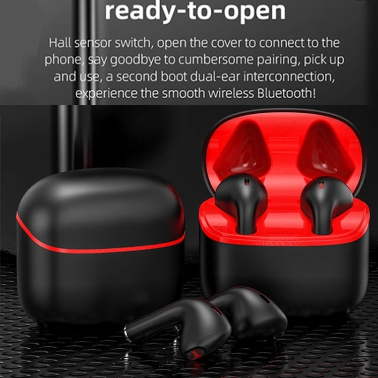 JM12 TWS Earphone Bluetooth 5.0 Touch Control Stereo Bass Sport Wireless Earphone With Mic(Black)