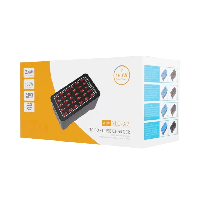 XLD-A7 100W 15 USB Ports Fast Charger Station Smart Charger, AC 110-240V, Plug Size:UK Plug - Multifunction Charger by PMC TechLife | Online Shopping South Africa | PMC TechLife