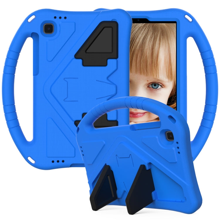 For Samsung Galaxy Tab A7 Lite 8.7(2021) T225 EVA Flat Anti Falling Protective Case Shell with Holder(Blue) - free shipping - PMC Jewellery - Order now!
