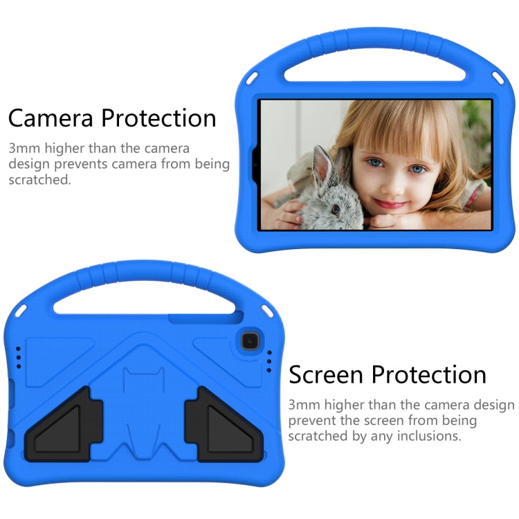For Samsung Galaxy Tab A7 Lite 8.7(2021) T225 EVA Flat Anti Falling Protective Case Shell with Holder(Blue) - free shipping - PMC Jewellery - Order now!