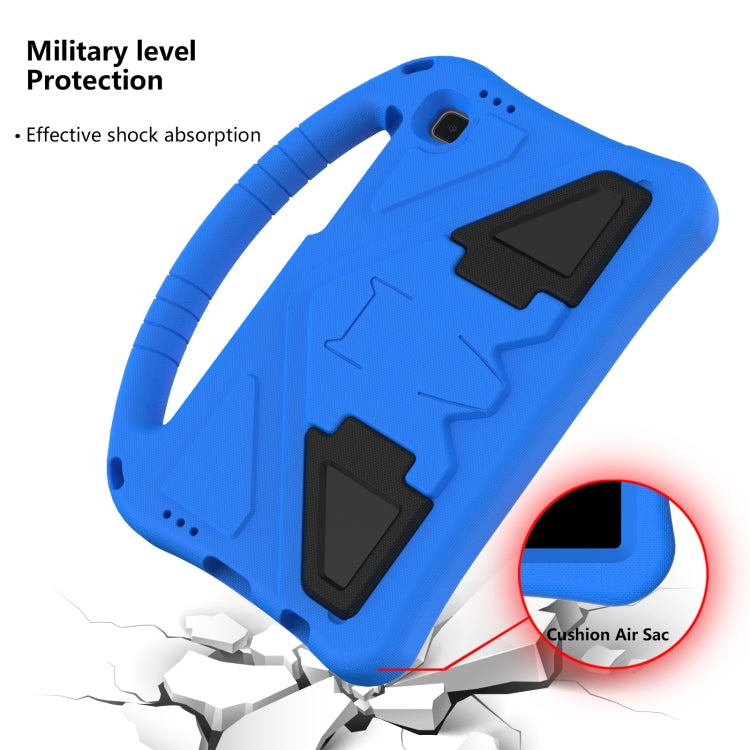 For Samsung Galaxy Tab A7 Lite 8.7(2021) T225 EVA Flat Anti Falling Protective Case Shell with Holder(Blue) - free shipping - PMC Jewellery - Order now!