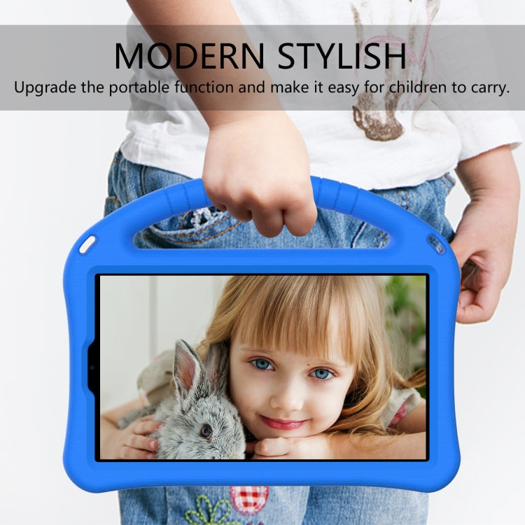 For Samsung Galaxy Tab A7 Lite 8.7(2021) T225 EVA Flat Anti Falling Protective Case Shell with Holder(Blue) - free shipping - PMC Jewellery - Order now!