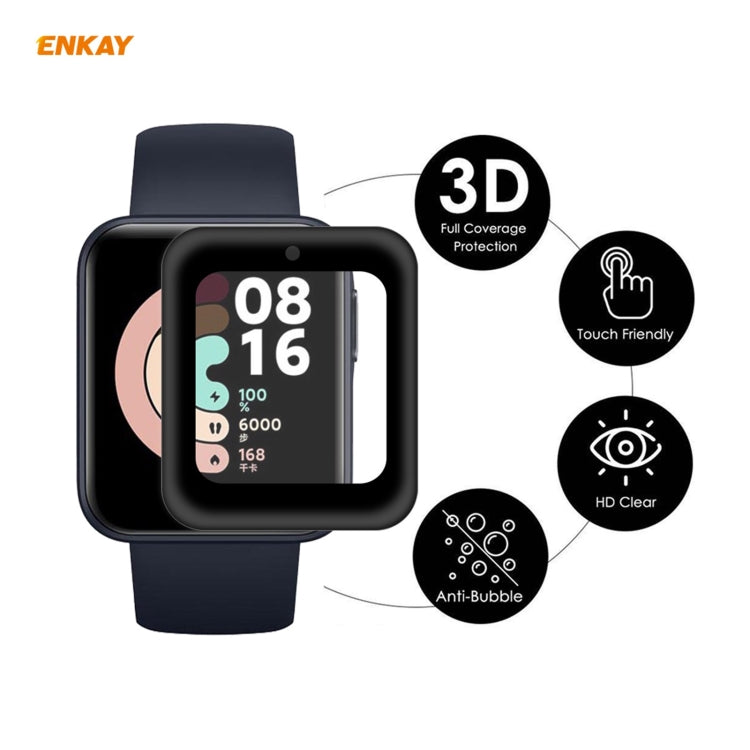 For Redmi Watch ENKAY Hat-Prince 3D Full Screen Soft PC Edge + PMMA HD Screen Protector Film - Screen Protector by ENKAY | Online Shopping South Africa | PMC Jewellery | Buy Now Pay Later Mobicred