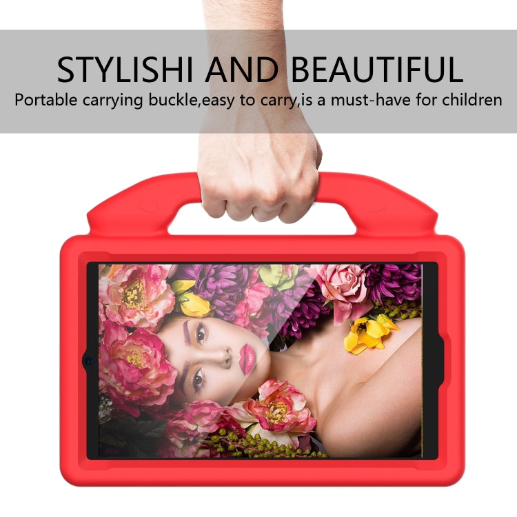 For Samsung Galaxy Tab A7 Lite T220 / T225 Thumb Bracket EVA Shockproof Tablet Case(Red)