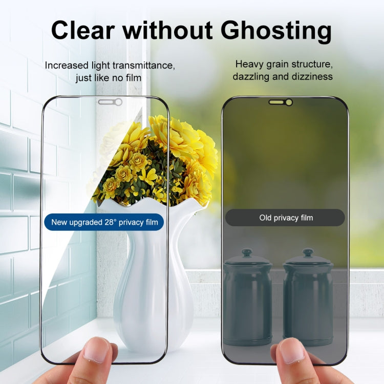 For iPhone 11 Pro / XS / X ENKAY Hat-Prince Full Coverage 28 Degree Privacy Screen Protector Anti-spy Tempered Glass Film