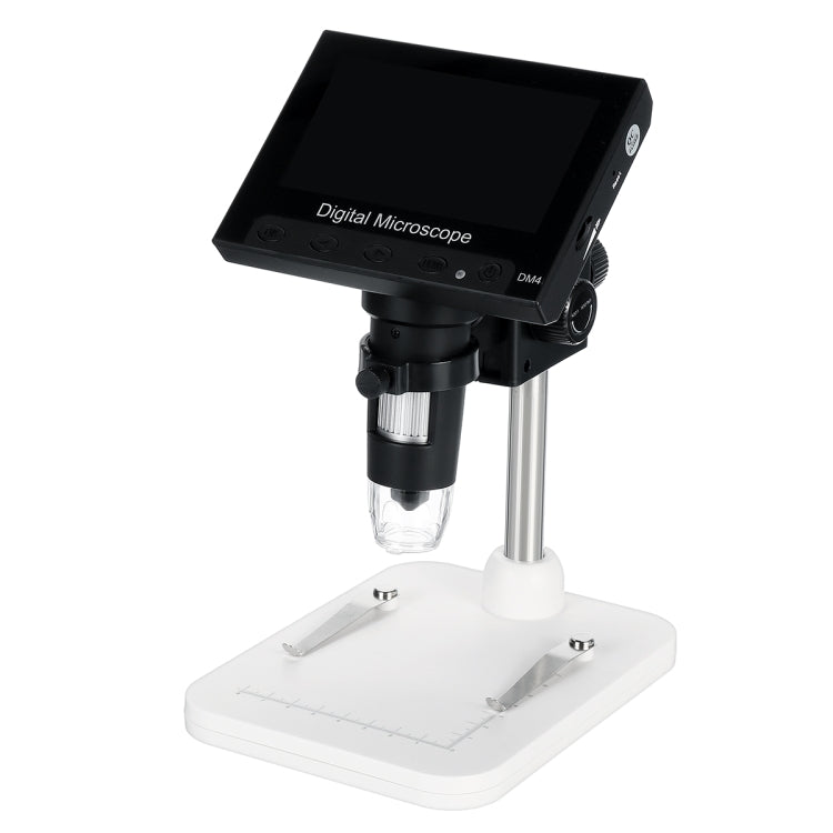 DM4 4.3 Inch LCD Digital Microscope Endoscope with Recording and Stand, HD, 720P, 1000X Zoom - free shipping - PMC Jewellery - Order now!