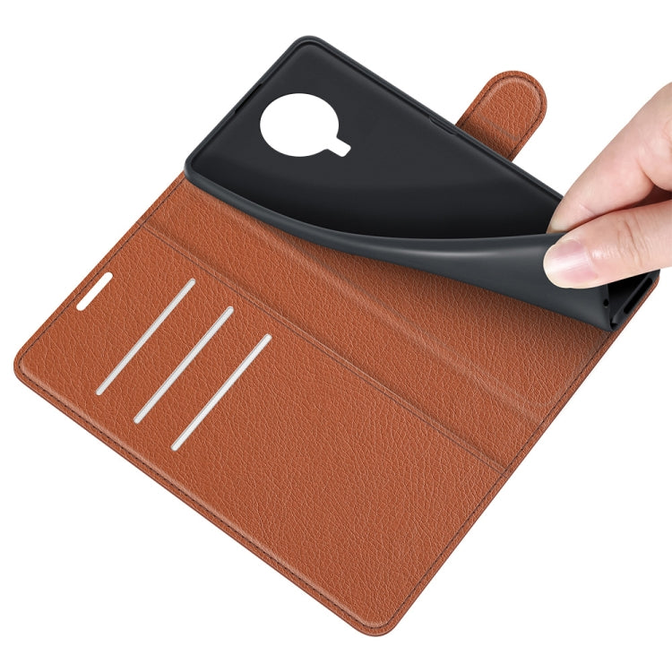 For Nokia G10/G20 Litchi Texture Horizontal Flip Protective Case with Holder & Card Slots & Wallet(Brown)
