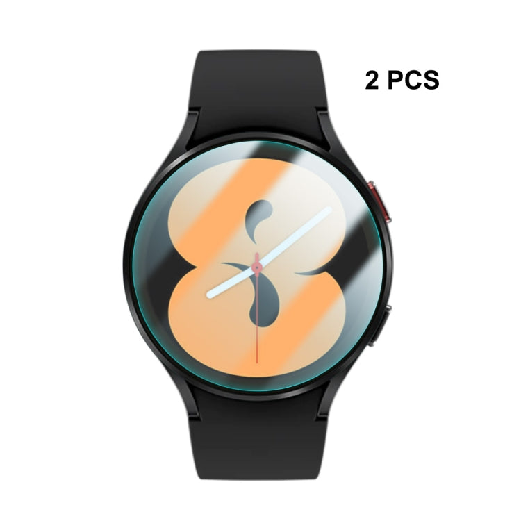 2 PCS For Samsung Galaxy Watch4 44mm ENKAY Hat-Prince Crystal Screen Protector Anti-scratch Watch Film - Screen Protector by ENKAY | Online Shopping South Africa | PMC Jewellery | Buy Now Pay Later Mobicred