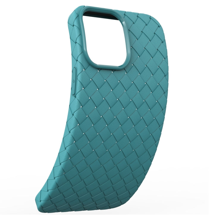For iPhone 13 Pro Full Coverage Woven Shockproof TPU Case (Black)