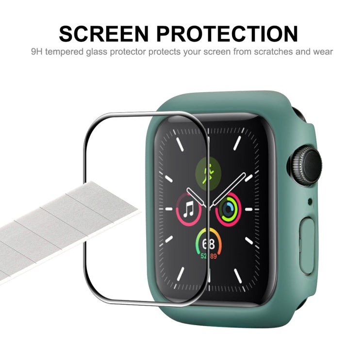 ENKAY Hat-Prince PC Frame + Full Coverage PMMA HD Screen Protector Film For Apple Watch Series 8 / 7 41mm(Transparent)