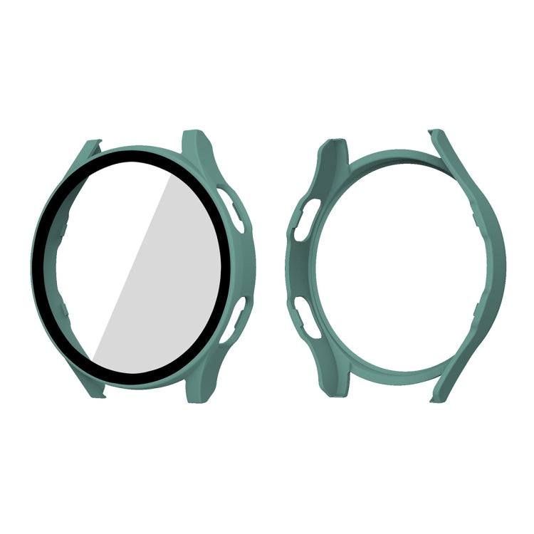 ENKAY Hat-Prince Full Coverage PC Frame + Tempered Glass Protector Composite Case for Samsung Galaxy Watch4 40mm(Green) - Watch Cases by ENKAY