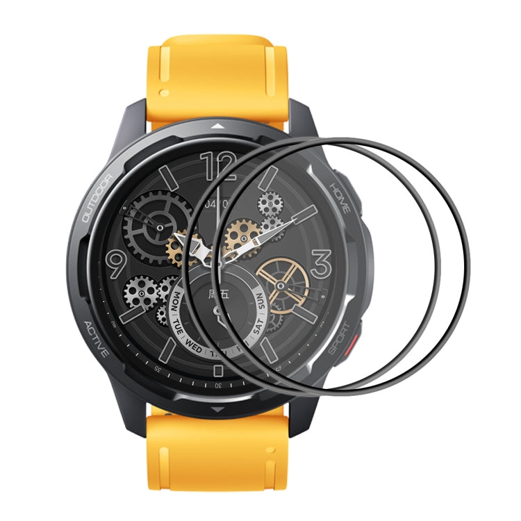 2 PCS For Xiaomi Watch Color 2 ENKAY Hat-Prince 3D Full Coverage Soft PC Edge + PMMA HD Screen Protector Film - Screen Protector by ENKAY | Online Shopping South Africa | PMC Jewellery | Buy Now Pay Later Mobicred