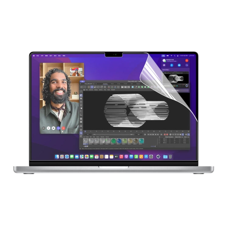 For MacBook Pro 14.2 inch A2442 ENKAY Clear HD PET Laptop Screen Protector - free shipping - PMC Jewellery - Order now!