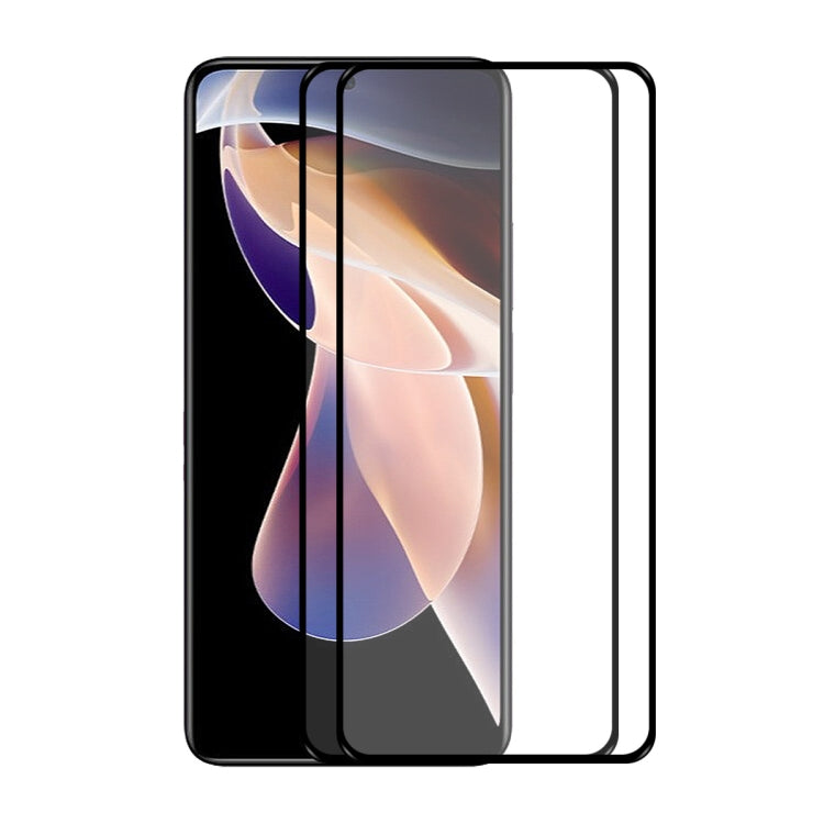 2 PCS For Xiaomi Redmi Note 11 Pro / Note 11 Pro+ ENKAY Hat-Prince Full Glue 0.26mm 9H 2.5D Tempered Glass Screen Protector Full Coverage Film - by PINWUYO | Online Shopping South Africa | PMC Jewellery | Buy Now Pay Later Mobicred