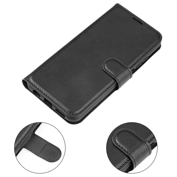 For Xiaomi Redmi Note 11 Pro / Note 11 Pro+ Litchi Texture Horizontal Flip Protective Case with Holder & Card Slots & Wallet(Black)