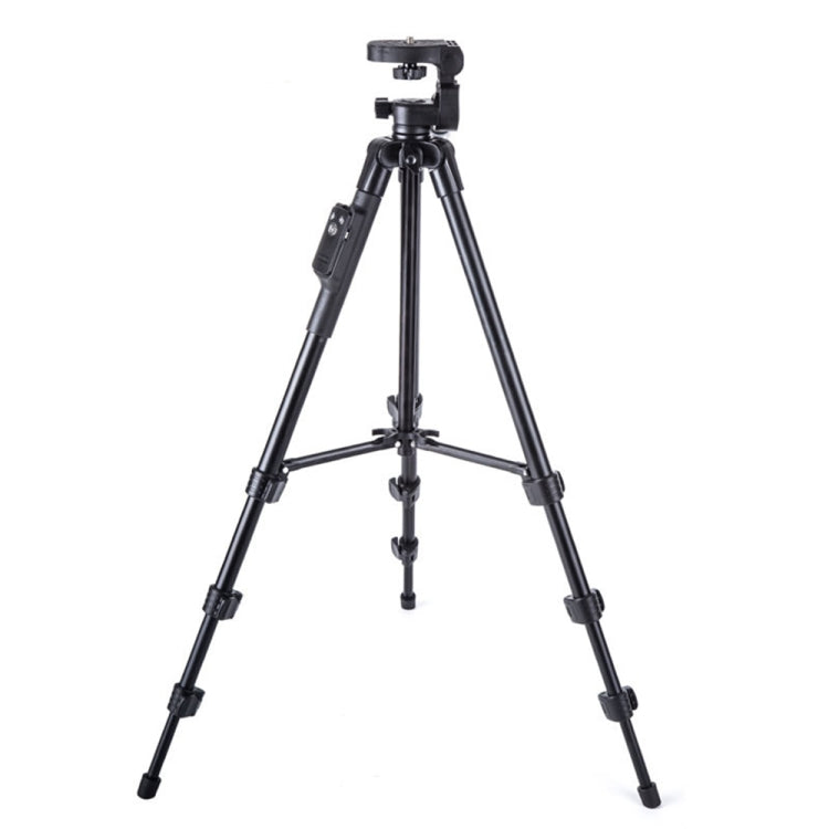 YUNTENG VCT-5218 Aluminum Tripod Mount with Bluetooth Remote Control & 3-Way Head & Phone Clamp - Tripods by YUNTENG | Online Shopping South Africa | PMC Jewellery | Buy Now Pay Later Mobicred