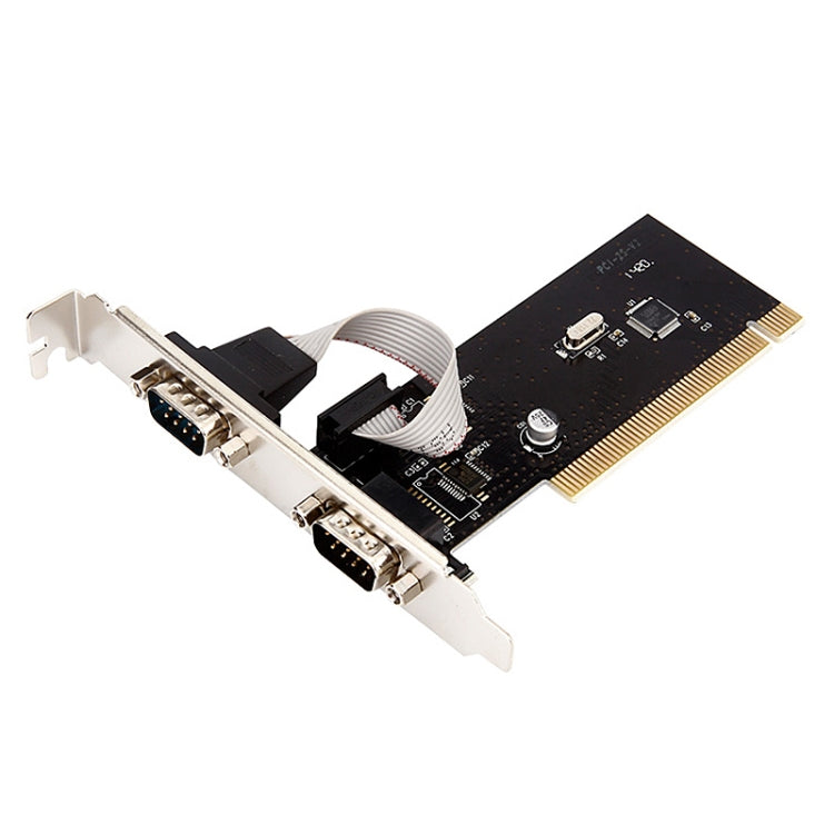 RS232 Serial Port TX382B 2 Port Pci to 9 Pin Com Riser Card Adapter with Tracking Number - RS485 / RS232 Series by PMC Jewellery | Online Shopping South Africa | PMC Jewellery | Buy Now Pay Later Mobicred