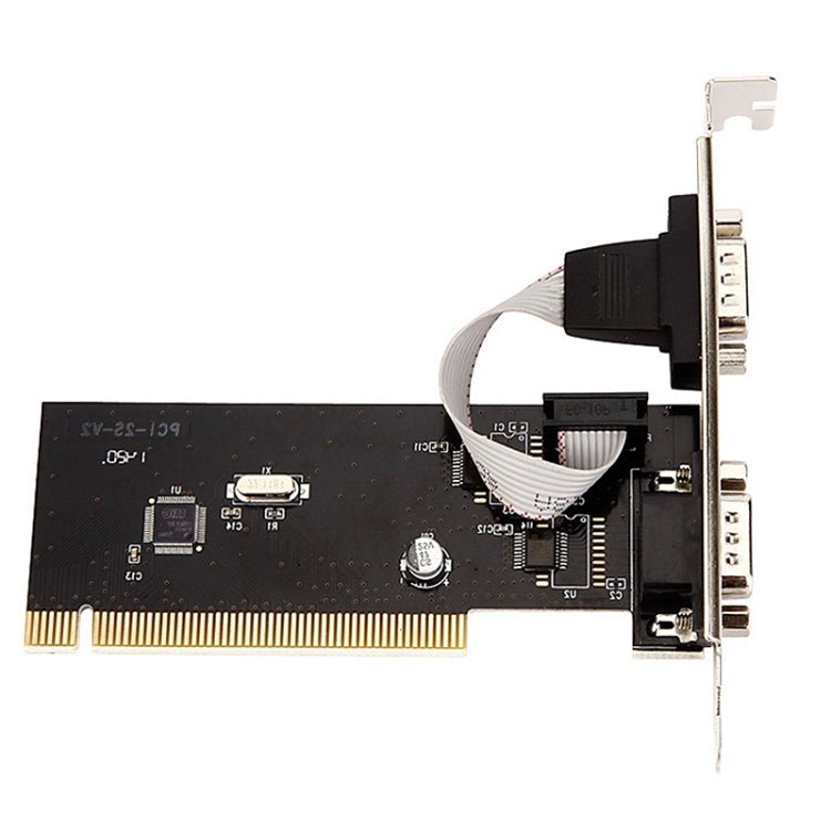 RS232 Serial Port TX382B 2 Port Pci to 9 Pin Com Riser Card Adapter with Tracking Number - RS485 / RS232 Series by PMC Jewellery | Online Shopping South Africa | PMC Jewellery | Buy Now Pay Later Mobicred