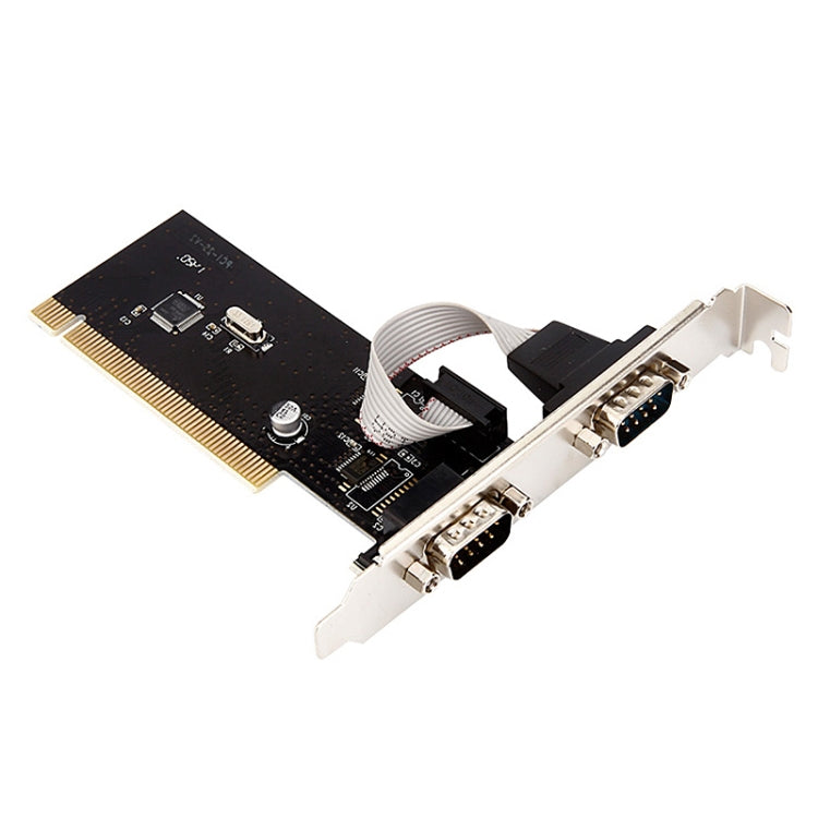 RS232 Serial Port TX382B 2 Port Pci to 9 Pin Com Riser Card Adapter with Tracking Number - RS485 / RS232 Series by PMC Jewellery | Online Shopping South Africa | PMC Jewellery | Buy Now Pay Later Mobicred