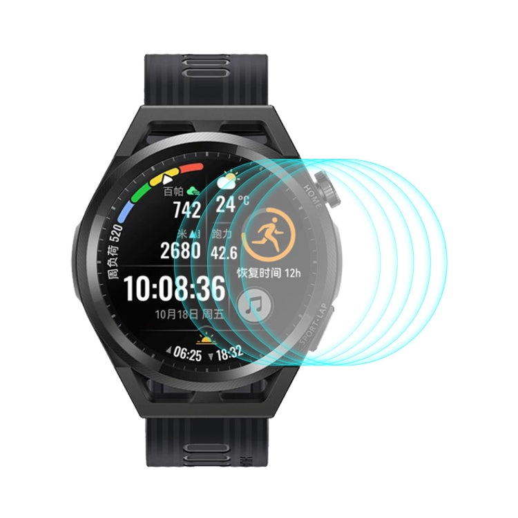 5 PCS For Huawei Watch GT Runner 46mm ENKAY Hat-Prince 0.2mm 9H 2.15D Curved Edge Tempered Glass Screen Protector Watch Film - Screen Protector by ENKAY | Online Shopping South Africa | PMC Jewellery | Buy Now Pay Later Mobicred