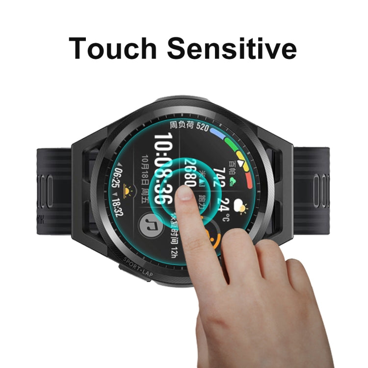 5 PCS For Huawei Watch GT Runner 46mm ENKAY Hat-Prince 0.2mm 9H 2.15D Curved Edge Tempered Glass Screen Protector Watch Film - Screen Protector by ENKAY | Online Shopping South Africa | PMC Jewellery | Buy Now Pay Later Mobicred
