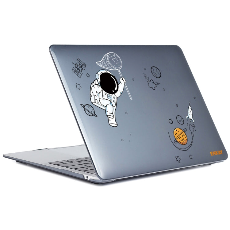 For MacBook Air 13.3 inch A2179 / A2337 ENKAY Spaceman Pattern Laotop Protective Crystal Case(Spaceman No.2)
