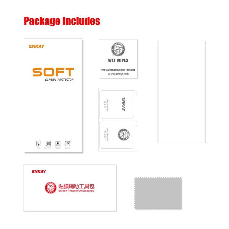 For Samsung Galaxy S22 Ultra 5G / S23 Ultra 5G ENKAY 3D Curved PET Hot Bending Film
