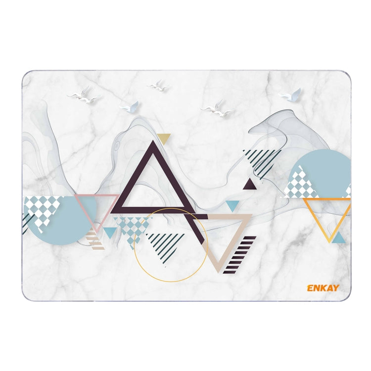 ENKAY Hat-Prince Geometry Pattern Laotop Protective Crystal Case for MacBook Pro 16.2 inch A2485 2021/A2880 2023 (Geometry No.4)
