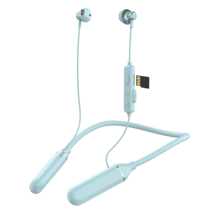 K1688 Neck-mounted Noise Cancelling IPX5 Sports Bluetooth Headphone(Blue) - Neck-mounted Earphone by OneDer | Online Shopping South Africa | PMC Jewellery | Buy Now Pay Later Mobicred