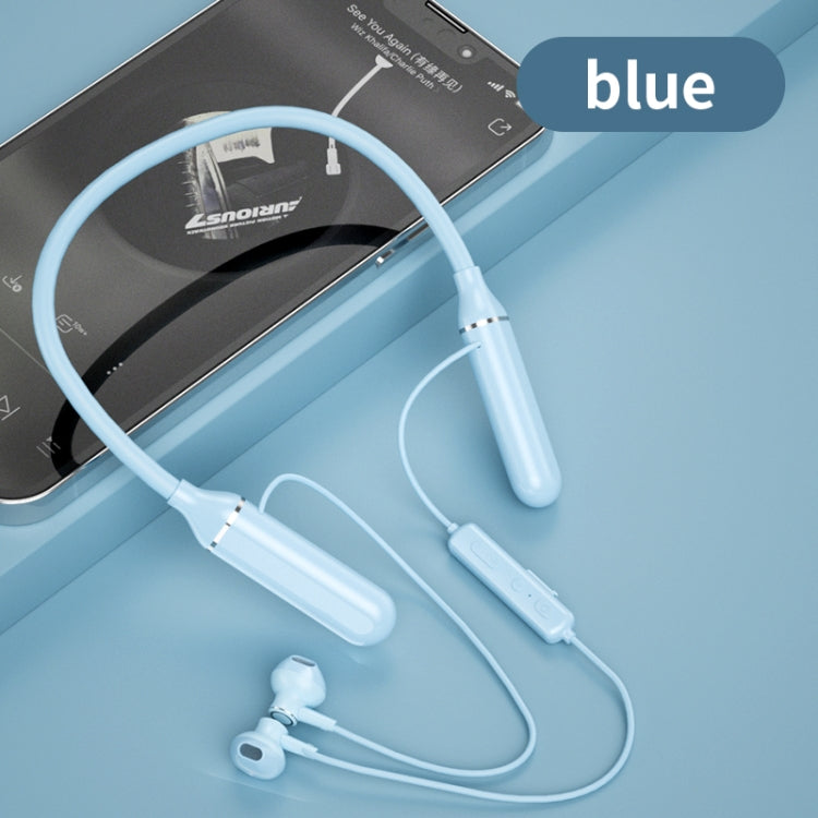 K1688 Neck-mounted Noise Cancelling IPX5 Sports Bluetooth Headphone(Blue) - Neck-mounted Earphone by OneDer | Online Shopping South Africa | PMC Jewellery | Buy Now Pay Later Mobicred