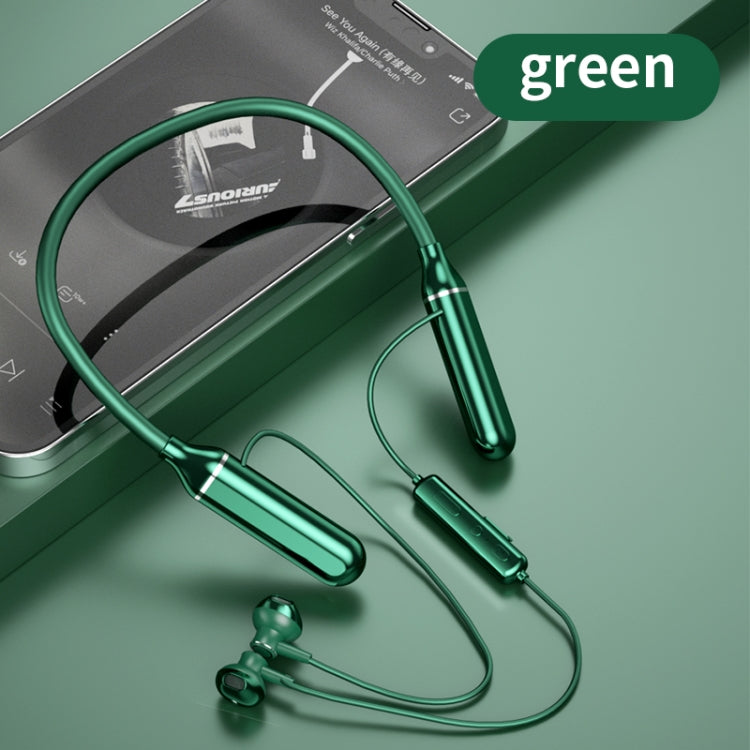K1688 Neck-mounted Noise Cancelling IPX5 Sports Bluetooth Headphone(Green) - free shipping - PMC Jewellery - Order now!