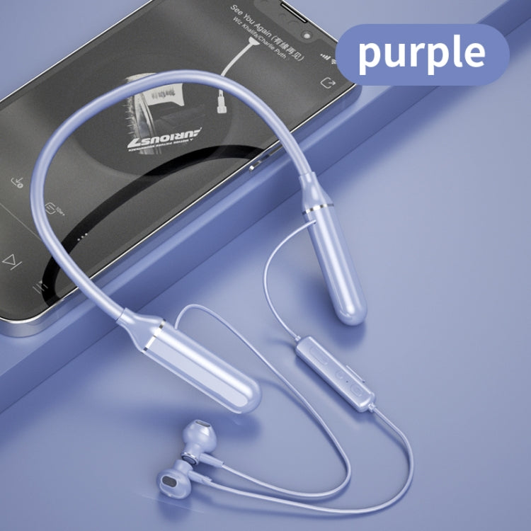 K1688 Neck-mounted Noise Cancelling IPX5 Sports Bluetooth Headphone(Pinple) - free shipping - PMC Jewellery - Order now!
