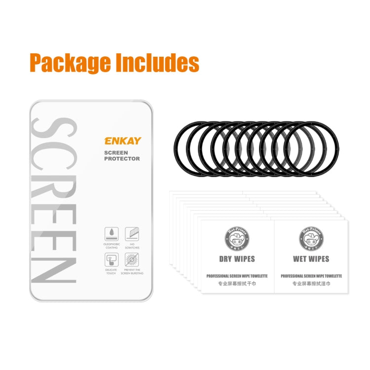 10 PCS For Xiaomi Watch S1 ENKAY Hat-Prince 3D Full Coverage Soft PC Edge + PMMA HD Protector Film - free shipping - PMC Jewellery - Order now!