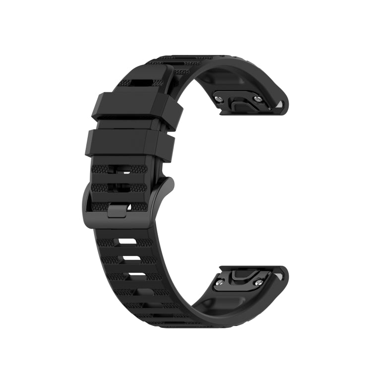 Compatible with Garmin Approach s60 Silicone Watch Band(Black) - Watch Bands by PMC Jewellery | Online Shopping South Africa | PMC Jewellery | Buy Now Pay Later Mobicred