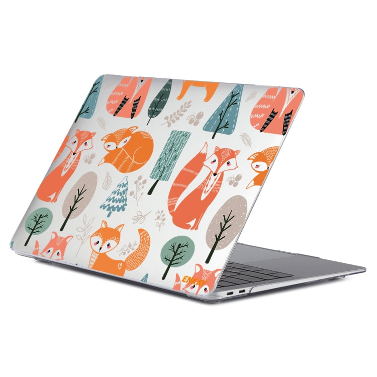ENKAY Animal Series Pattern Laotop Protective Crystal Case For MacBook Pro 13.3 inch A2251 / A2289 / A2338 2020(Fox)