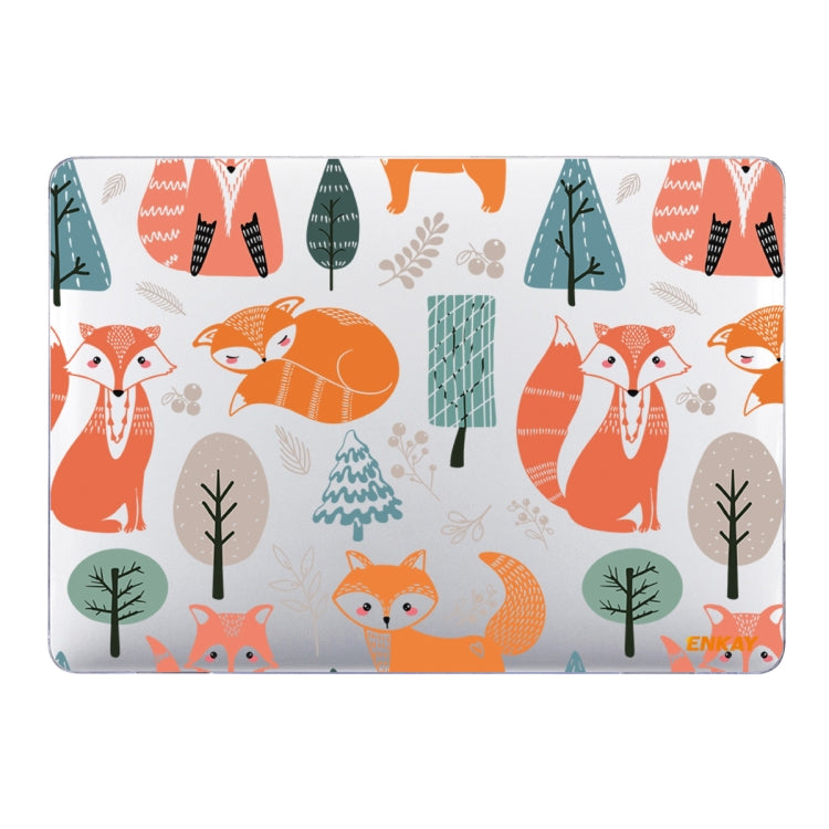 ENKAY Animal Series Pattern Laotop Protective Crystal Case For MacBook Pro 15.4 inch A1707 / A1990(Fox)