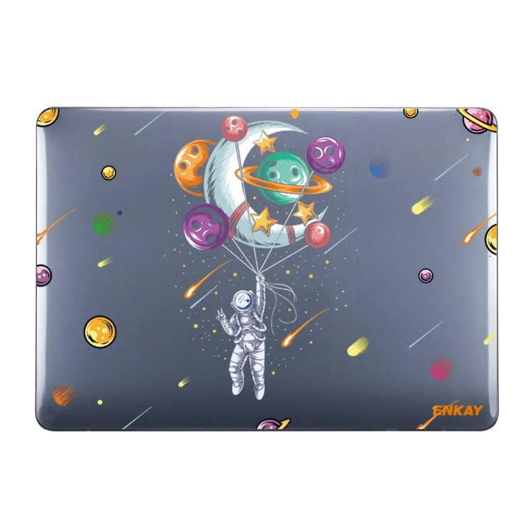 ENKAY Star Series Pattern Laotop Protective Crystal Case For MacBook Pro 14.2 inch A2442 (2021)(Balloon Astronaut)