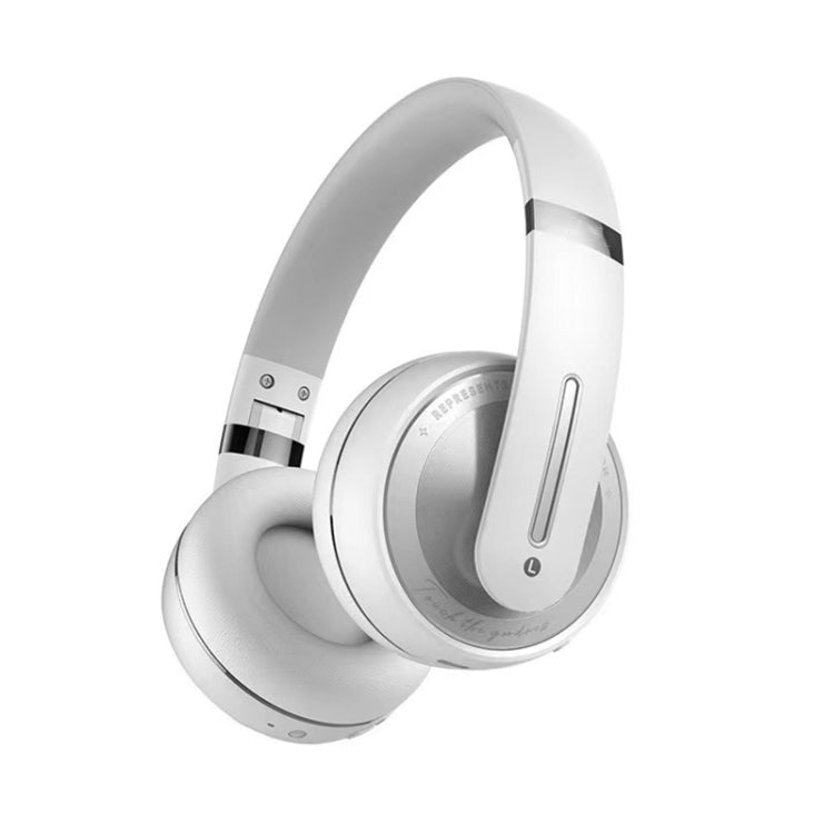 P6 Bluetooth 5.1 Wireless Stereo Headset with Microphone(White)
