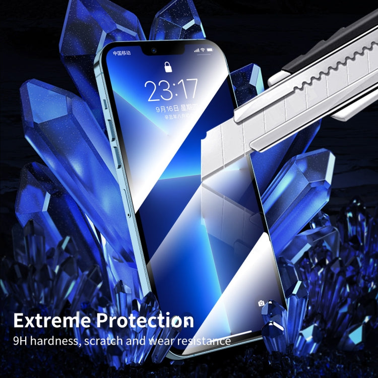 For iPhone 13 mini ENKAY Quick Stick Eye-protection Tempered Glass Film