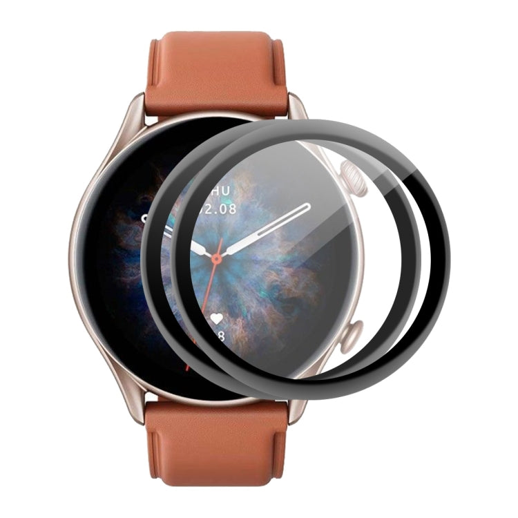 2 PCS ENKAY 3D Full Coverage Soft PC Edge + PMMA HD Screen Protector Film For Amazfit GTR 3 Pro - free shipping - PMC Jewellery - Order now!