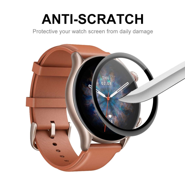 2 PCS ENKAY 3D Full Coverage Soft PC Edge + PMMA HD Screen Protector Film For Amazfit GTR 3 Pro - free shipping - PMC Jewellery - Order now!