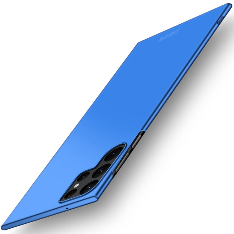For Samsung Galaxy S22 Ultra 5G MOFI Frosted PC Ultra-thin Hard Case(Blue) - free shipping - PMC Jewellery - Order now!