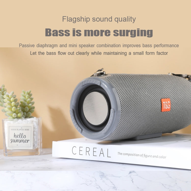 T&G TG324 High Power Waterproof Portable Bluetooth Speaker Support FM / TF Card(Red) - free shipping - PMC TechLife - Order now!