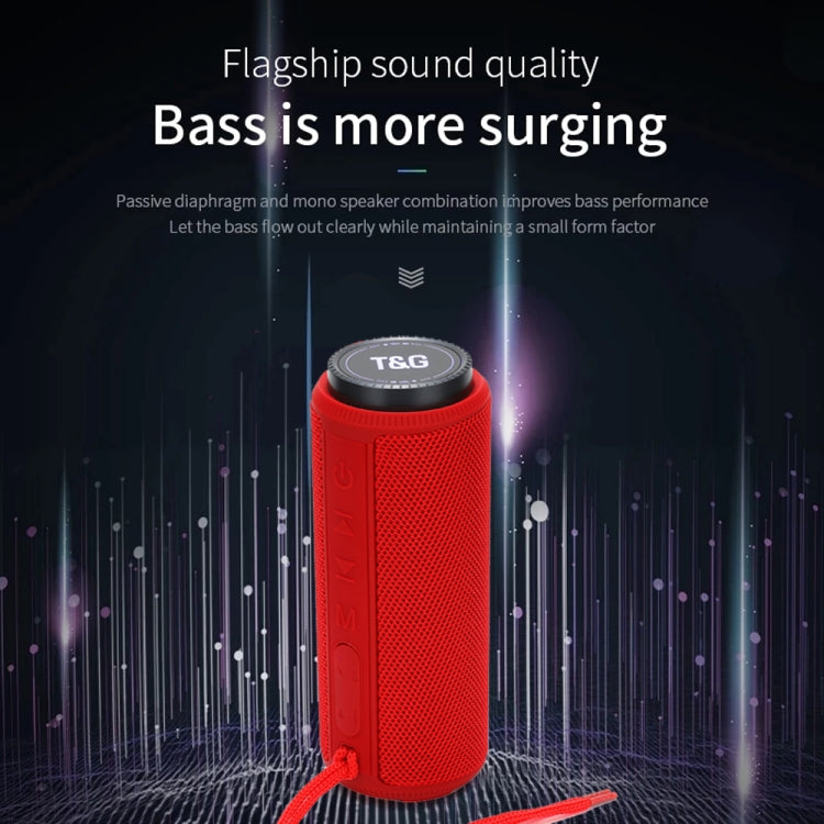 T&G TG332 10W HIFI Stereo Waterproof Portable Bluetooth Speaker(Green) - Desktop Speaker by T&G | Online Shopping South Africa | PMC TechLife | Buy Now Pay Later Mobicred